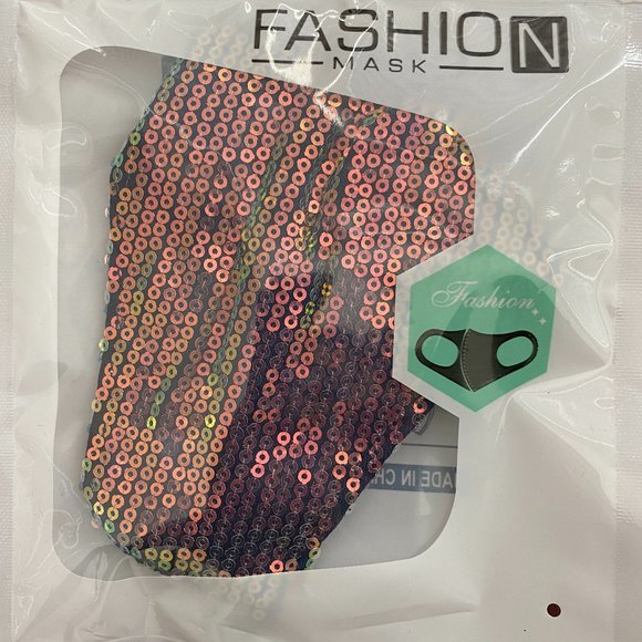 Accessories - Fashion Bling Washable Sequined Reusable Face Mask